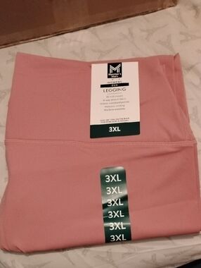 Member's Mark Women's Zen Legging 3XL - Dusty Rose Yoga Gym Workout Comfort